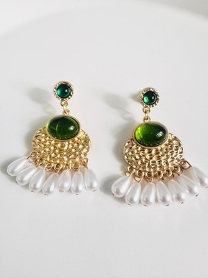 Devi Fashion Vintage Inci Küpe 5 cm