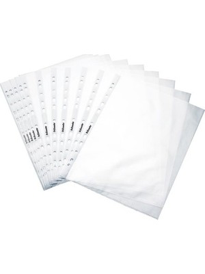 Esselte A4 Poşet Dosya 100'lü Buzlu Şeffaf Yumuşak Malzeme 23x30 cm Ölçülerle Klasöre Uygun