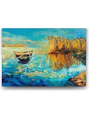 HBMB Store Sazlıklar ve Tekne Tablosu - 125X80CM