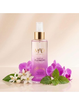 HBMB Store Mad Exotic Flowers Saç Parfümü 160 ml – Portakal Çiçeği, Orkide ve Paçuli ile Çiçeksi, Baharatlı ve Odunsu Kalıcı