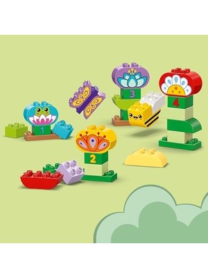 HBMB Store Town Yaratıcı Bahçe ve Çiçekler 10444-2 Yaş ve Üzeri Okul Öncesi Çocuklar Için Eğitici ve Yaratıcı Oyuncak Yapım Seti (45 Parça)