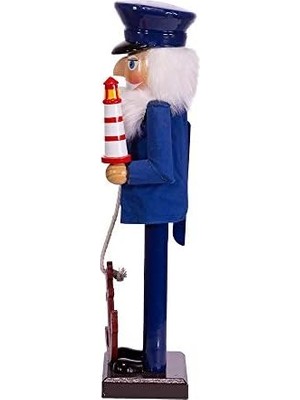 HBMB Store Kurt S. Adler 30 cm Denizci Çapası ve Deniz Feneri Fındıkkıran, Çoklu