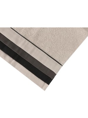 HBMB Store Sty Utica Bez Bordürlü Gri Havlu 50X90