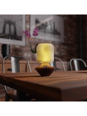 HBMB Store Deco Fabrica Marshmallow Masa Lambası – Modern Dekoratif Aydınlatma, Çok Renkli E14 Elektrikli Lamba, Genç ve Çocuk Odası Için Hediye