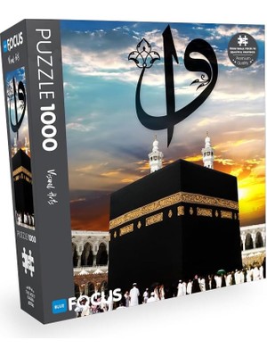 HBMB Store Blue Focus 1000 Parça Puzzle - The Holy Kaaba (Kutsal Kabe)