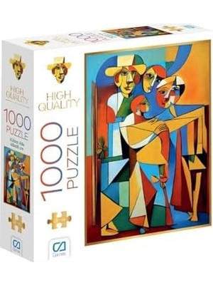 HBMB Store Kübist Aile 1000 Parça 2,2mm Kalınlık 48X68CM Profesyonel Hobi Puzzle Yapboz Serisi