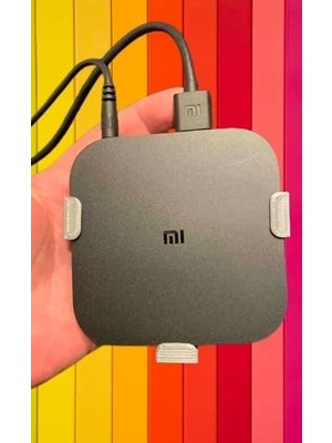 HBMB Store Mi Tv Box S ile Uyumlu Tv Montaj Aparatı – Dayanıklı Plastik Tutucu - Tv Montaj Aparatı Televizyon Stand