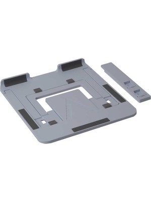 HBMB Store Masaüstü Bilgisayar Kademeli Laptop Standı + Telefon Standı F28 Beyaz
