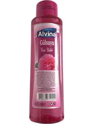 ALVİNA Alvina Gülsuyu 400 ml 80 Derece Gül Kokulu Dökme Kolonya Türkiye Menşeli