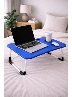 HBMB Store Laptop Sehpası Masası Katlanabilir Yatak Koltuk Üstü Kahvaltı Bilgisayar Sehpası
