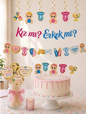 Parti Adresi Cinsiyet Öğrenme Parti Seti Kız Mı Erkek Mi Parti Süsleri