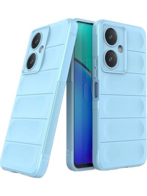 Magicool Vivo Y27 Kılıf Optimum Silikon - Sky Blue