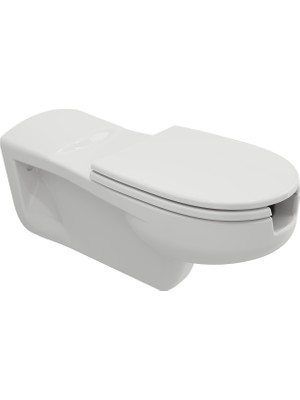 Bocchı Bocchi Bedensel Engelli Asma Klozet Önü Açık Parlak Beyaz Kapak Dahil 2011-001-0128