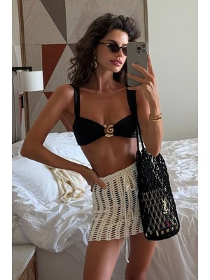 BMD Askılı Yasmin Bikini - Siyah