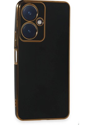 Magicool Vivo Y27 Kılıf Volet Silikon - Siyah