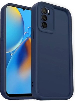 Magicool Oppo A16 Kılıf Viera Silikon - Lacivert