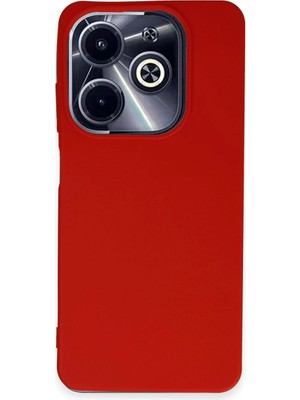 Magicool Infinix Hot 40I Kılıf First Silikon - Kırmızı
