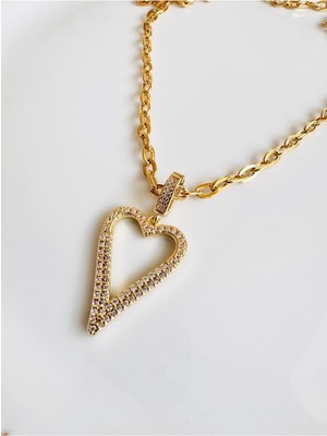 Devi Fashion Charm Kalp Kolye