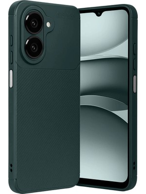 Magicool Samsung Galaxy A07 4g Auto Focus Karbon Kapak - Koyu Yeşil