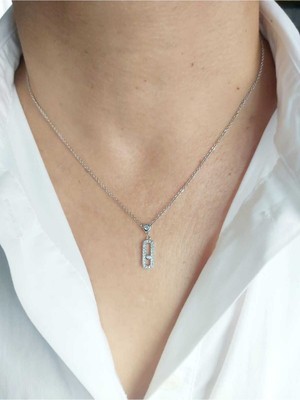 Devi Fashion Zirkon Taşlı Kolye