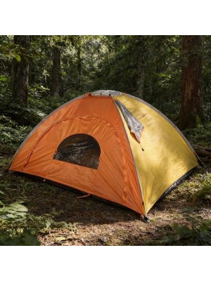 Roichil® 4 Kişilik Yarı Otomatik Kamp Çadırı – Suya Dayanıklı, Hızlı Kurulumlu Outdoor Aile Çadırı, Doğa, Kamp ve Piknik 200X200X135 cm