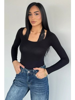 Gülseli Dantel Detaylı Bluz P-00021749