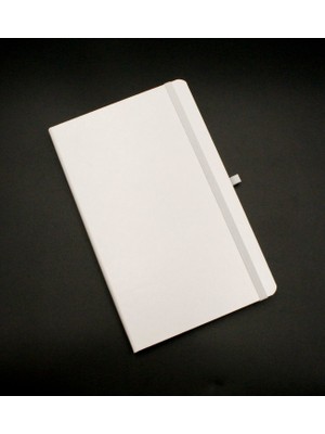 As Gift Beyaz Defter & Siyah Fincan & Beyaz Roller Kalem & Mehmet Efendi Türk Kahvesi Hediye Seti