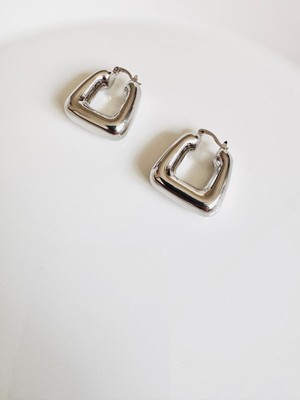 Devi Fashion Silver Bombeli Vintage Halka Küpe 3 cm