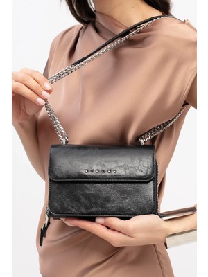 Sisley Kadın Kol Çantası SLY422 Siyah