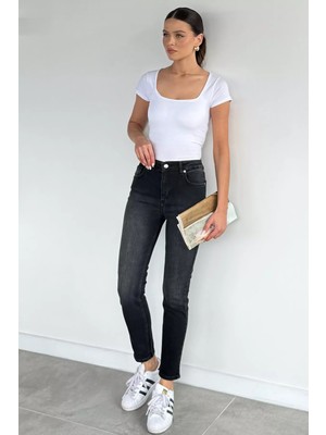 Gülseli Kadın Basic Şıklık Jean Kot Pantolon P-00021660