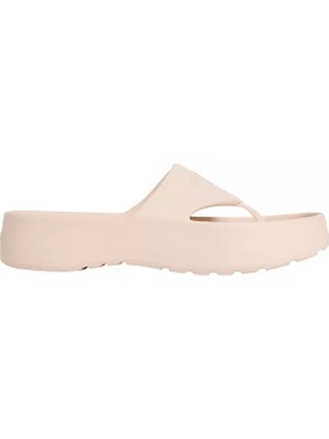 Calvin Klein Kadın Platform Tabanlı Ortopedik Parmak Arası Bej Terlik HW0HW02957-ABJ