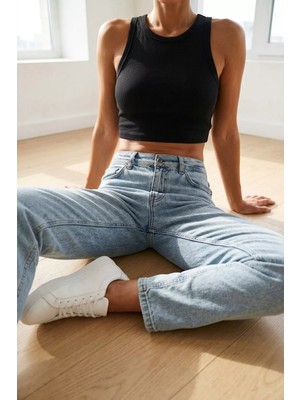 Gülseli Kadın Şık Duruşlu Jean Kot Pantolon P-00021664