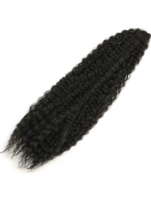 Liyuza Brazilian Afro Dalgası Saç - Siyah