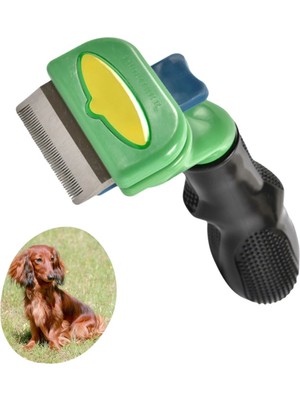Roichil Kedi ve Köpekler Için Uzun Tüylü Köpek Tarağı Tüy Toplayıcı Tarak Small