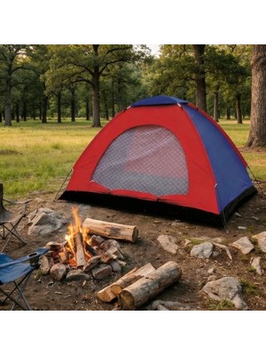 Roichil® 6 Kişilik Manuel Kurulum Kamp Çadırı – Aile, Doğa, Piknik ve Outdoor Kamp Çadırı 220X250X150 cm