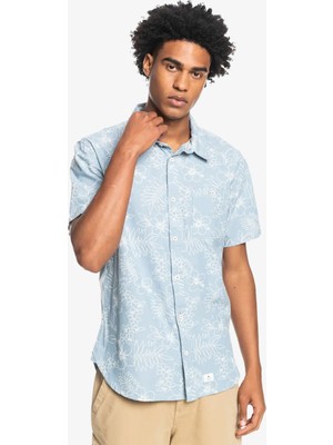 Quiksilver Elsdon Emea Erkek Mavi Gömlek EQYWT04307-BJN6