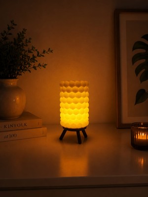 TOFF Garage 3D Baskı Tealight Bubble Dekoratif Lamba