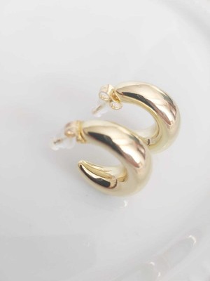 Devi Fashion Xuping Bombeli Gold Halka Küpe 3 cm