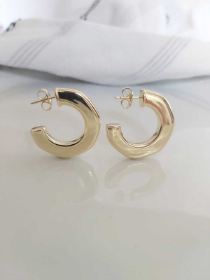 Devi Fashion Xuping Halka Gold Küpe 3 cm