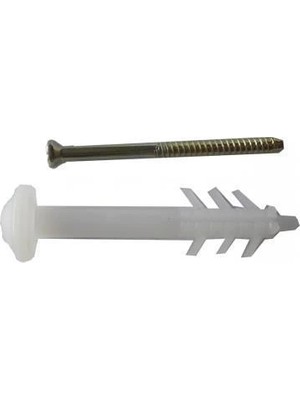 Uravas Store Mey Ithalat® Çivili Plastik Dubel 7X55 mm 20 Adet