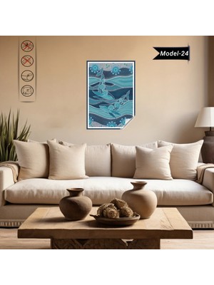Akıllı Kağıt Statik Tutunma Özellikli Tablo - Poster Hayvan (Model-24)