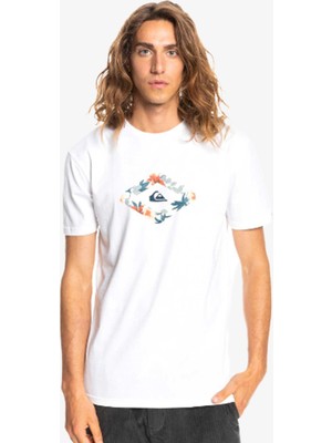 Quiksilver Let It Rıde Erkek Beyaz T-Shirt EQYZT06664-WBB0