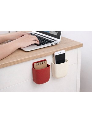 Şarj Girişli Mini Telefon Cebi 2'li Organizer