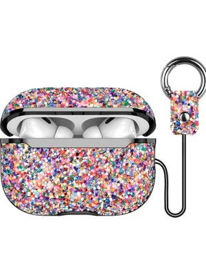 Mudanis Onegif Apple Airpods 3 (3.nesil) Bright Simli Airpods Kapak - Gold