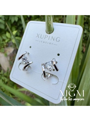 Mudanis Xuping Taşlı Küpe
