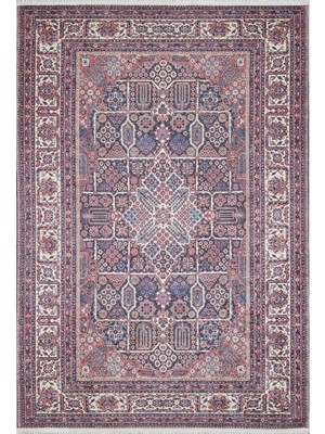 Pera Halı Uşak Tarzı Etnik Kırmızı Bej Halı - 1759OU