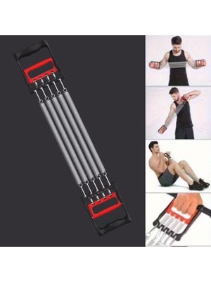 Roichil® Göğüs Genişletme ve Kuvvet Egzersiz Aleti – 5 Yaylı 5 Kademeli Ayarlanabilir Fitness ve Kuvvet Antrenmanı Ekipmanı