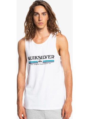 Quiksilver Lıned Up Tank Erkek Beyaz T-Shirt EQYZT06674-WBB0