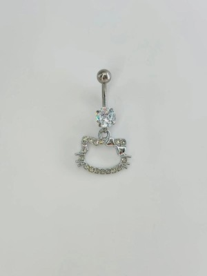 Mudanis Hello Kıtty Detaylı Göbek Piercing