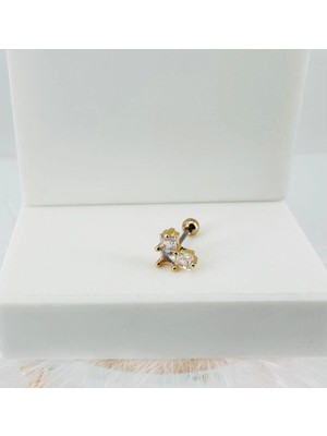 Mudanis Tragus Kıkırdak Küpesi